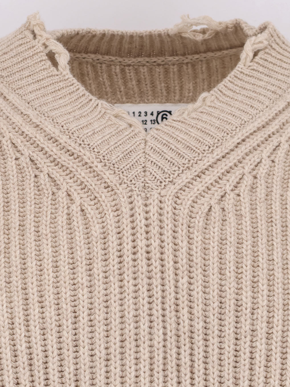 Mm6 Maison Margiela Sweaters - Light and natural | 5ea30d3c77d5c3901e925d19c968ae781536f742