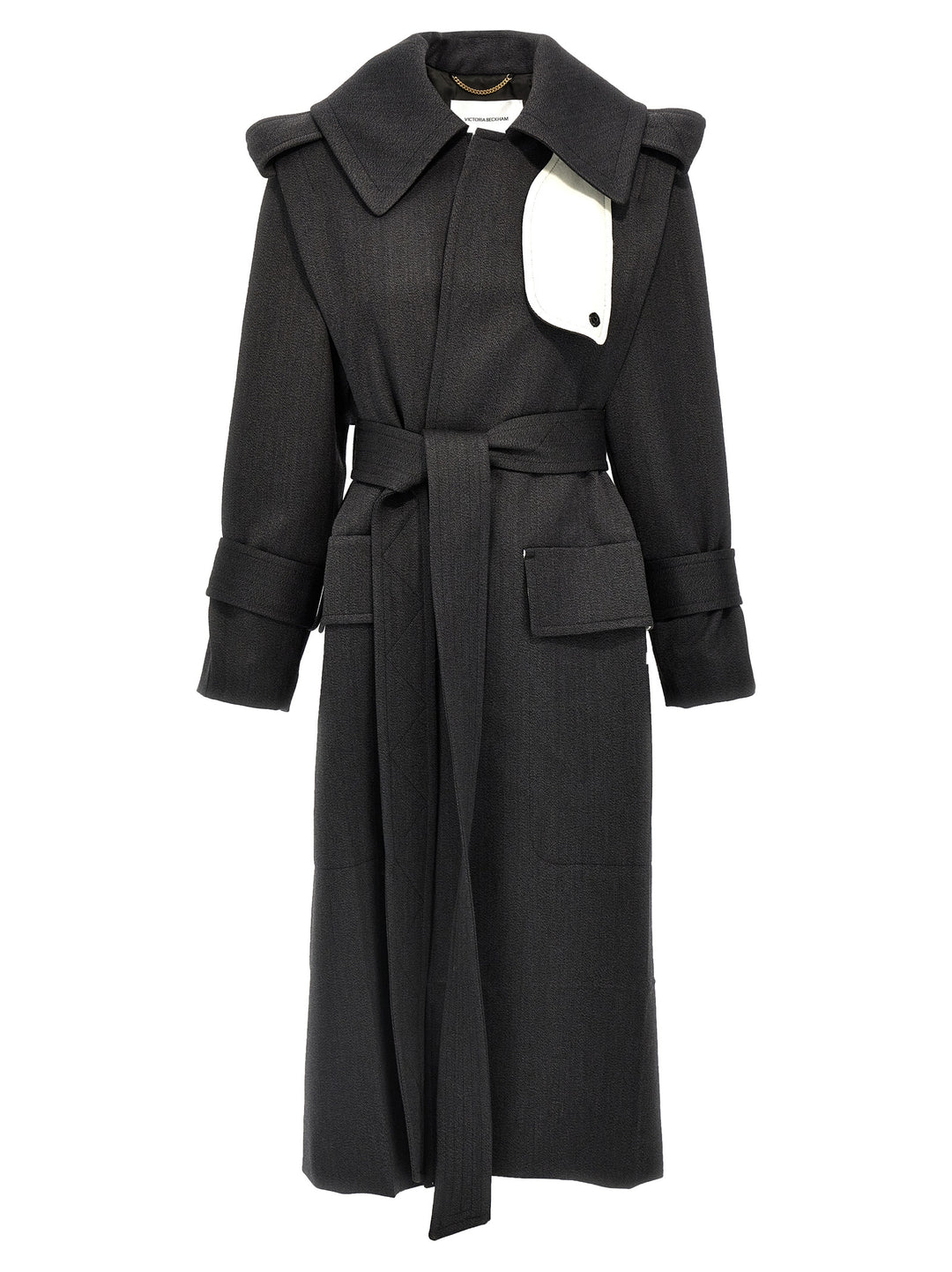 Belted Wool Trench Coats, Trench Coats Gray