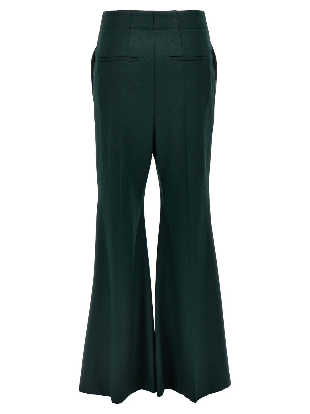 Wide Leg Kick Pants Green