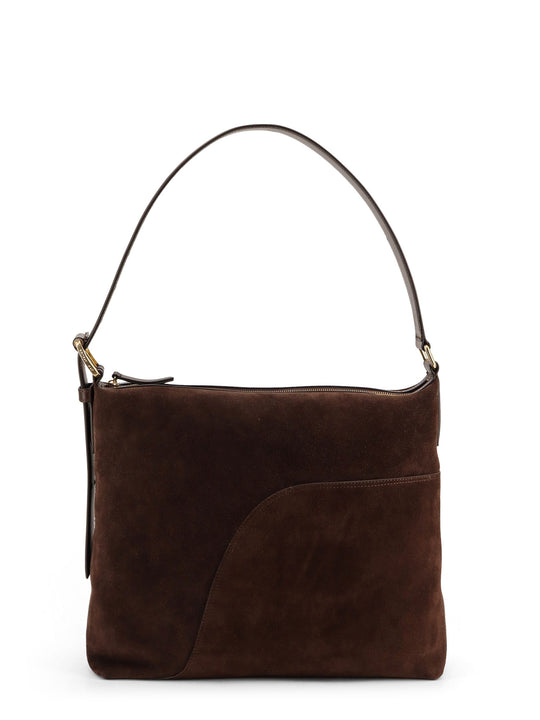 Bassano Suede Shoulder Bag