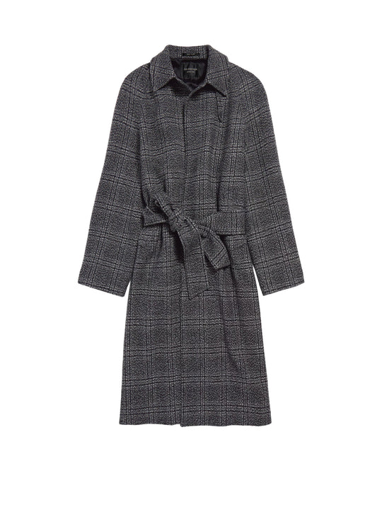 One Layer Raglan Wool Coat