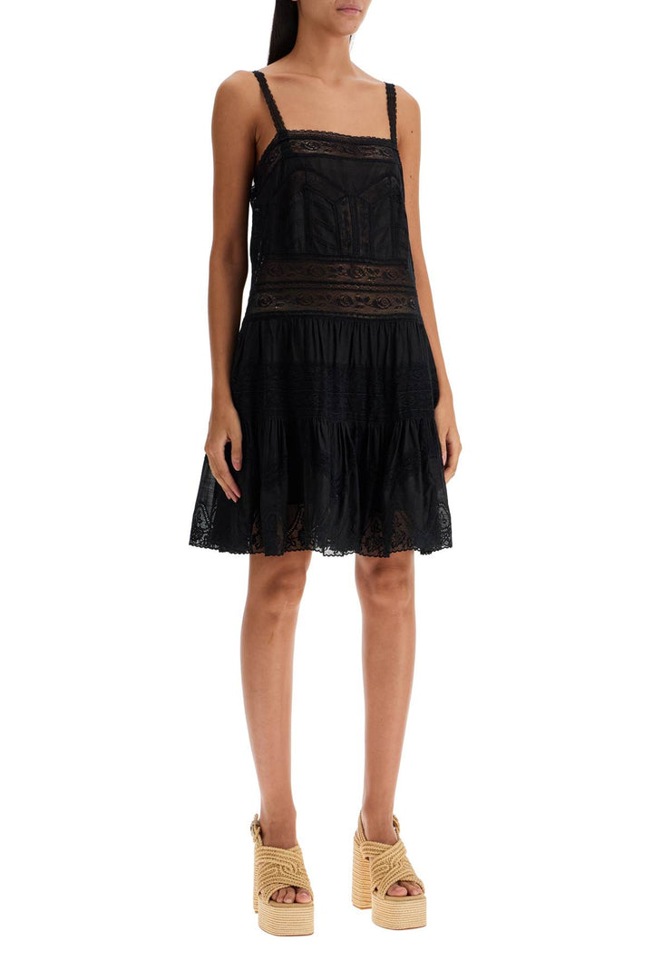 Halliday Mini Dress With Lace Detail