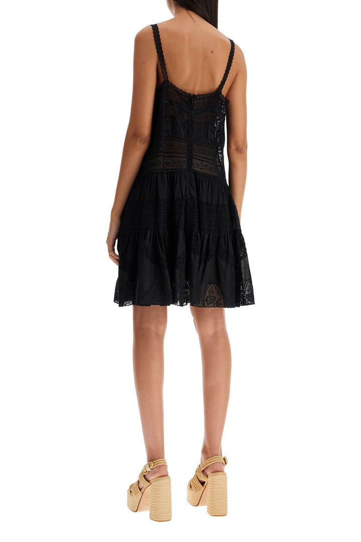 Halliday Mini Dress With Lace Detail