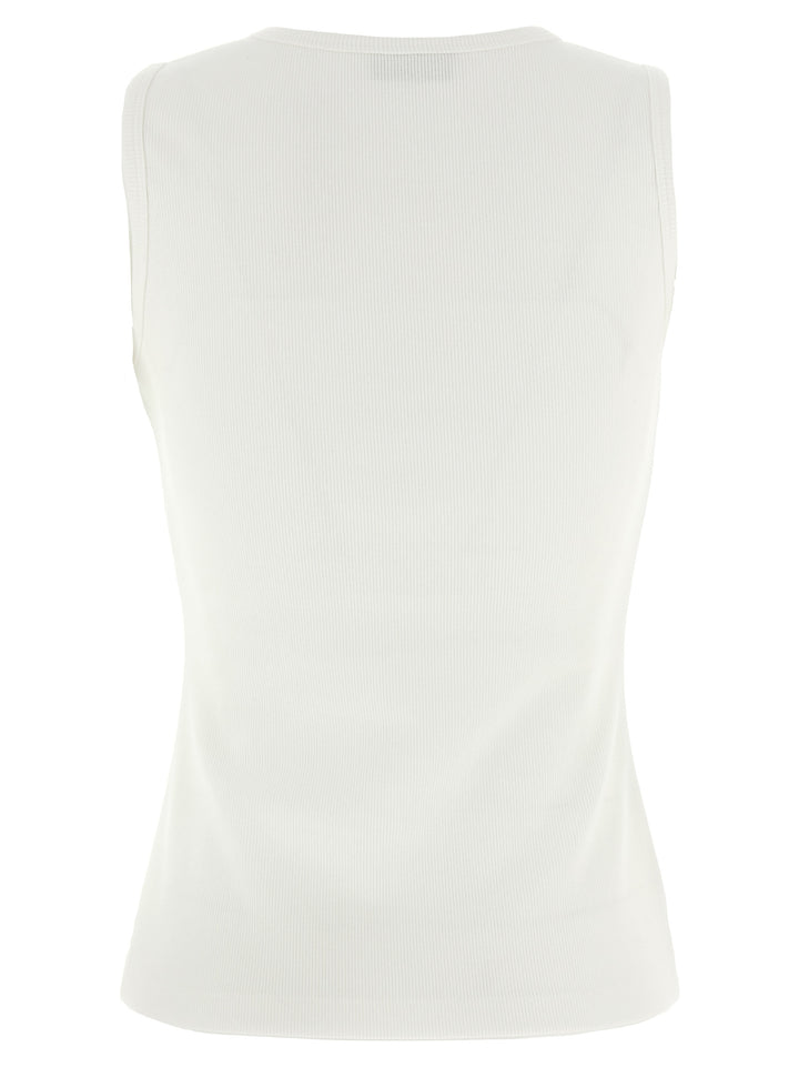 Magda Butrym Ribbed Top Tops - White | 40b2092667c72e0c5384debdc266b973af0a0ad8