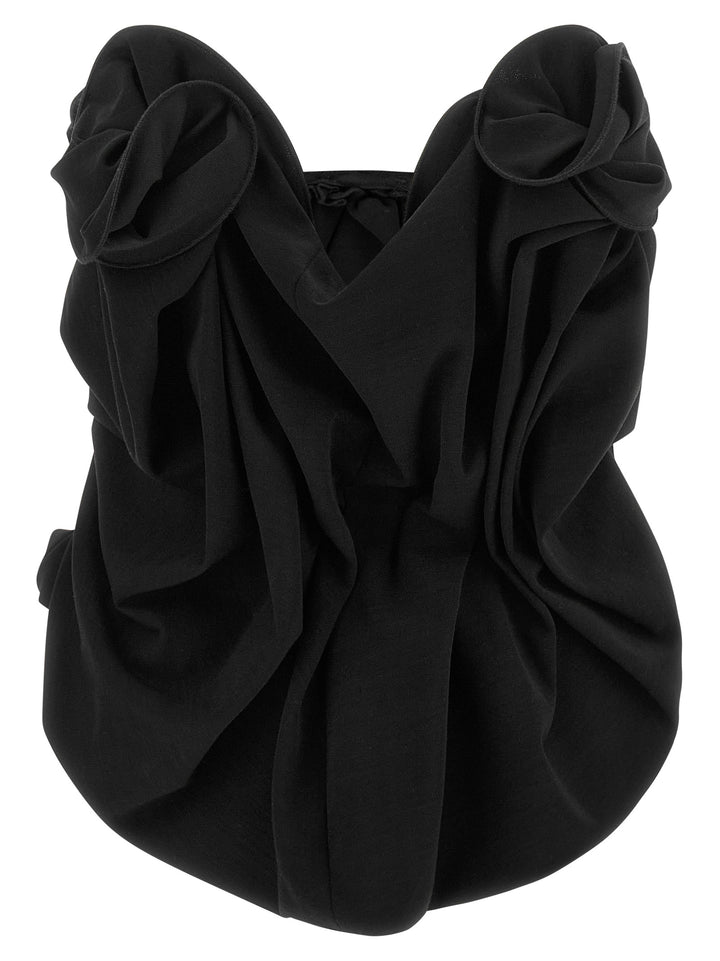 Magda Butrym 01 Tops - Black | 87d914567f48f05a33397daf1c693c644bffcd4b