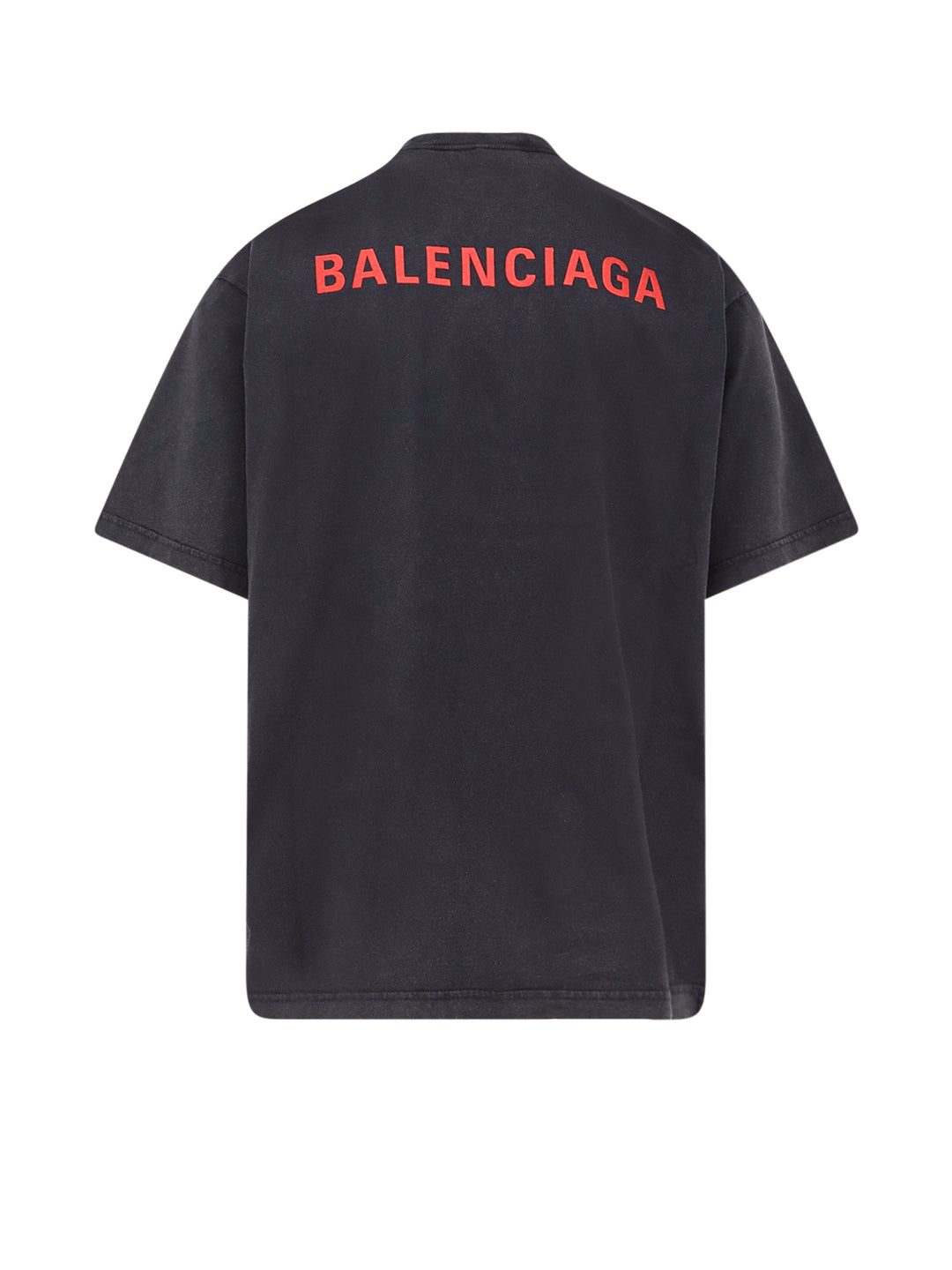Balenciaga T-shirts and Polos - FADED WASHED BLK/RED | d66965dabfa52dbee4a34907103e422c25a96eb0