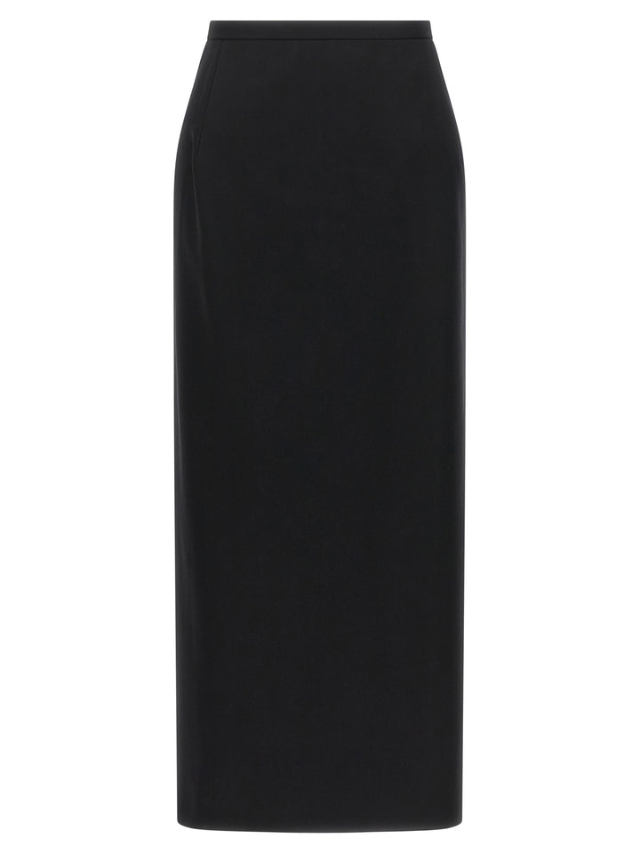 Magda Butrym Skirt With Closure And Back Panel Skirts - Black | 2aeaee540b69c02aa6d4fed059de04af6064a34e