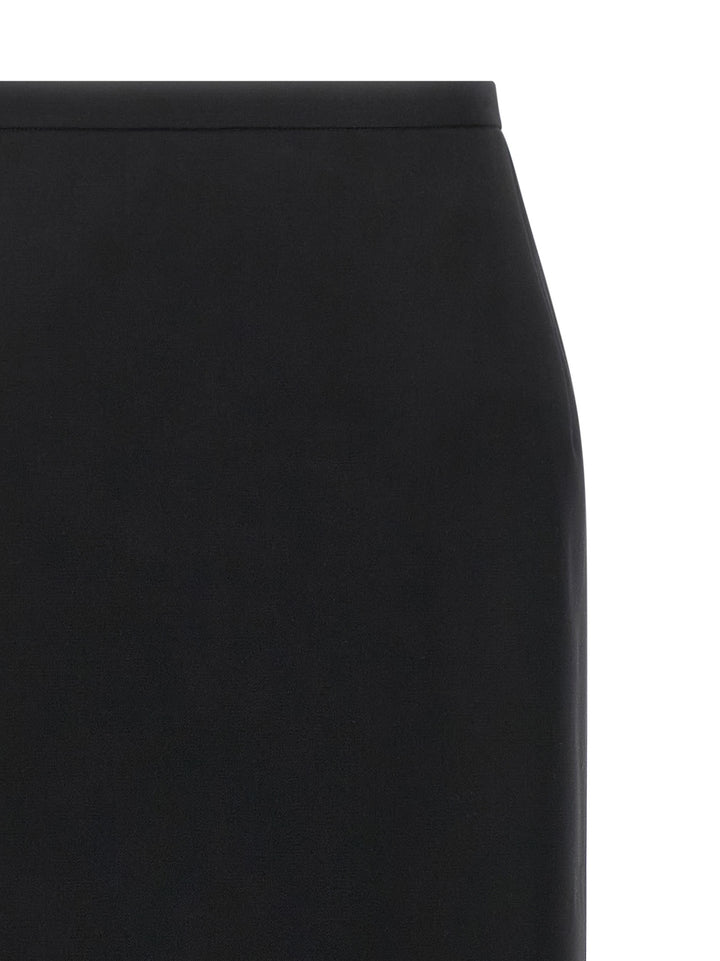 Magda Butrym Skirt With Closure And Back Panel Skirts - Black | bc2a1ece76b7a3b70fee686b2b44fdfb184b429f