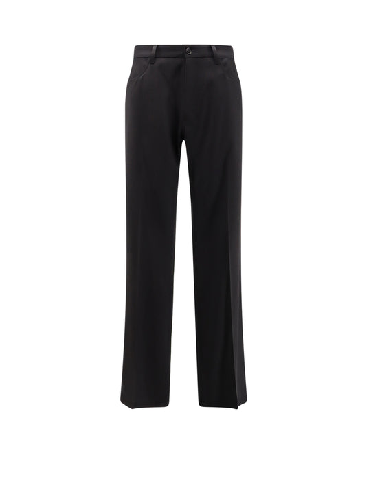 Straight Fit Cotton Trousers