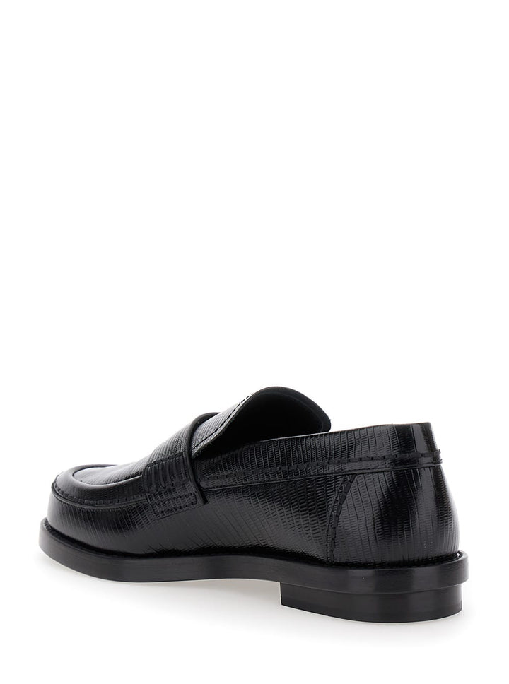 Classic Loafer Lace-Up Shoes Black