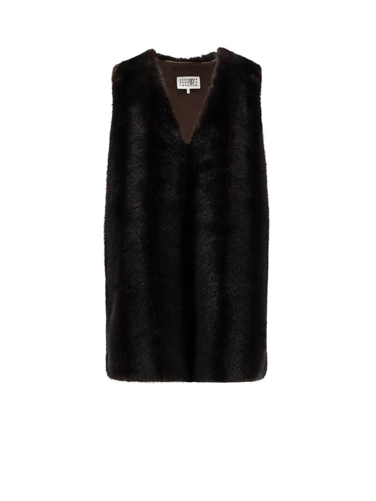 Faux Shearling Short Dress