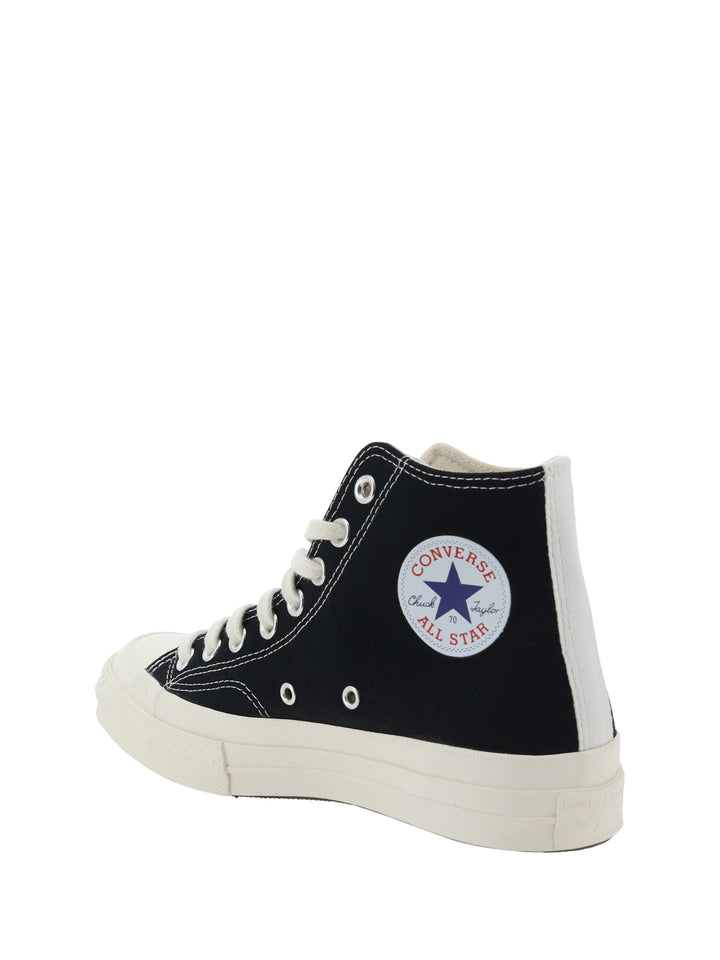 CONVERSE SMALL RED HEART HIGH TOP