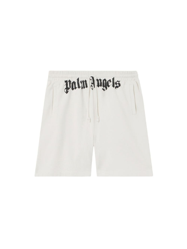 Palm Angels Shorts - Off white black | 55eb0810f03dc4f97c1b21192900058e915412b5