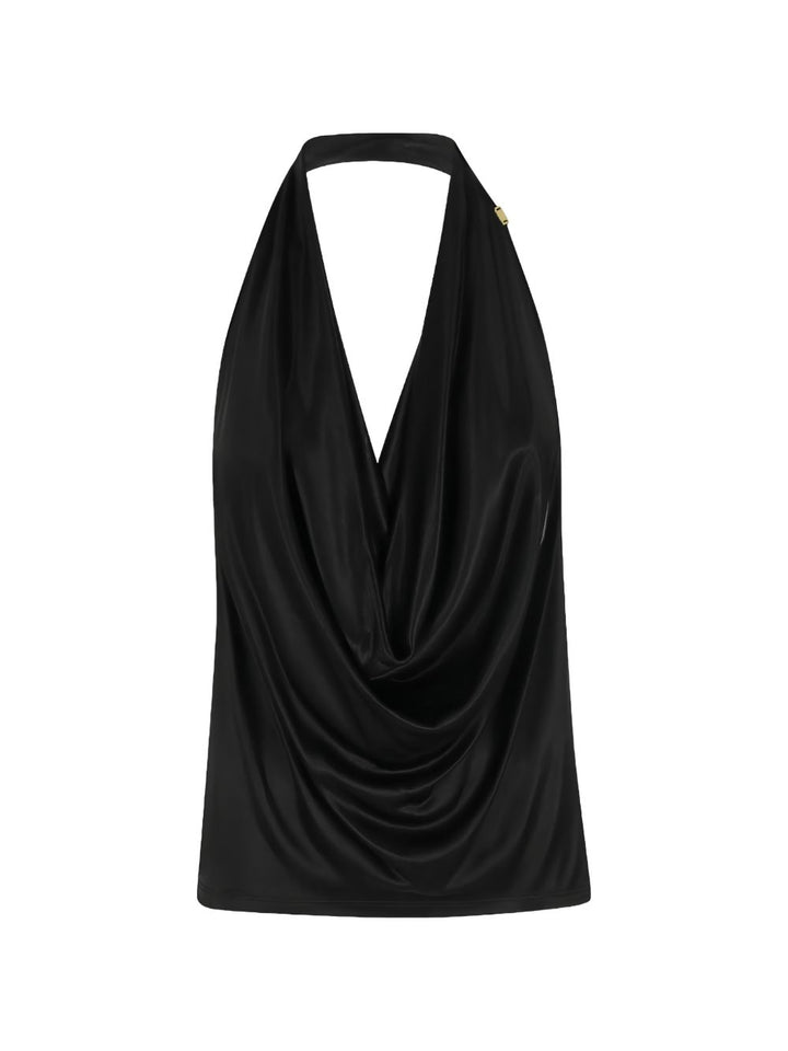Elisabetta Franchi T-shirts and Polos - Neri e Grigi | b92a74ceb7a8a8979b6af353b3eab7d15a05932a