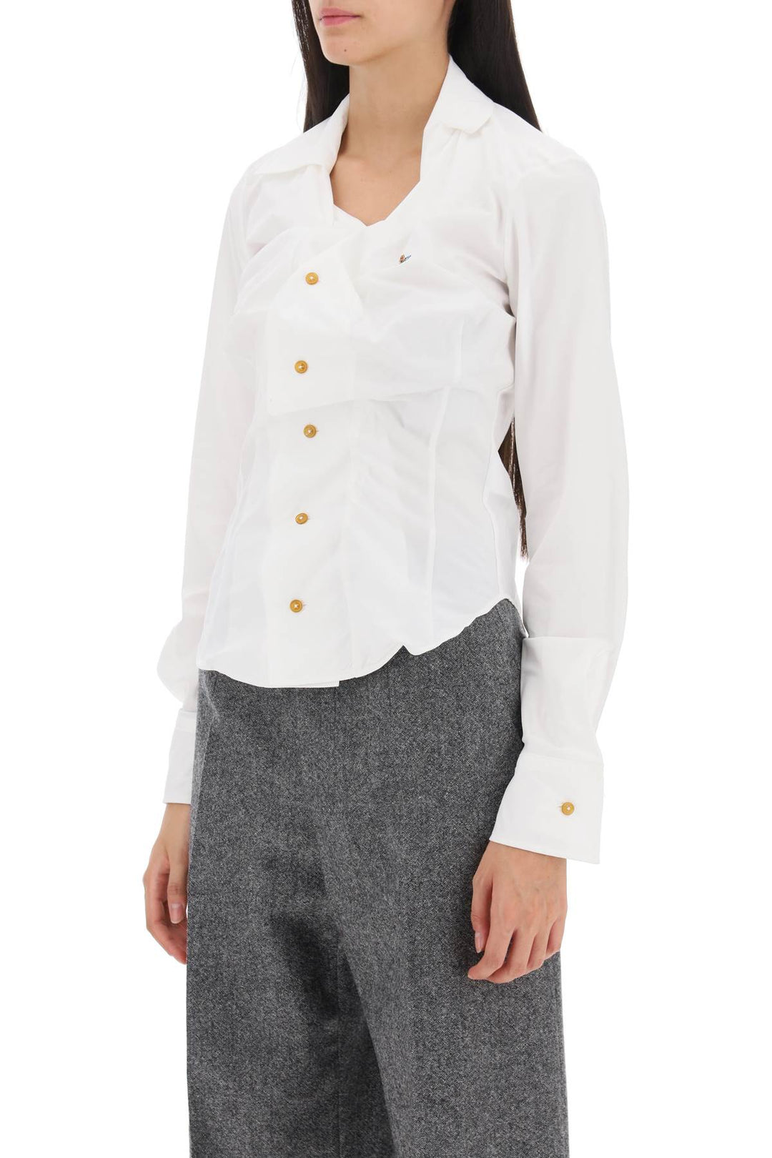 Poplin Drunken Shirt