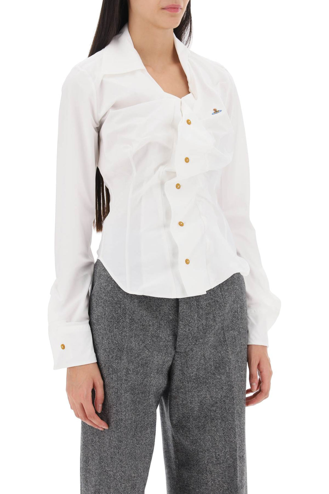 Poplin Drunken Shirt