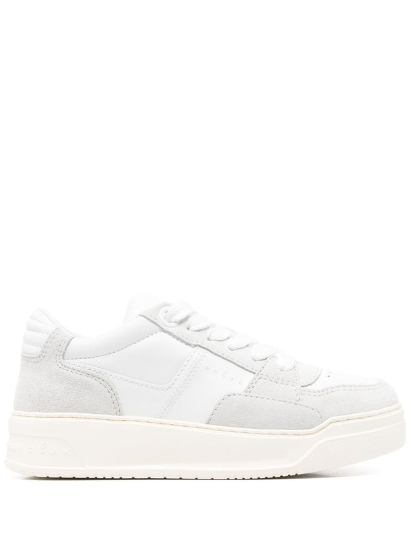 Chamallow Nappa And Suede Sneakers