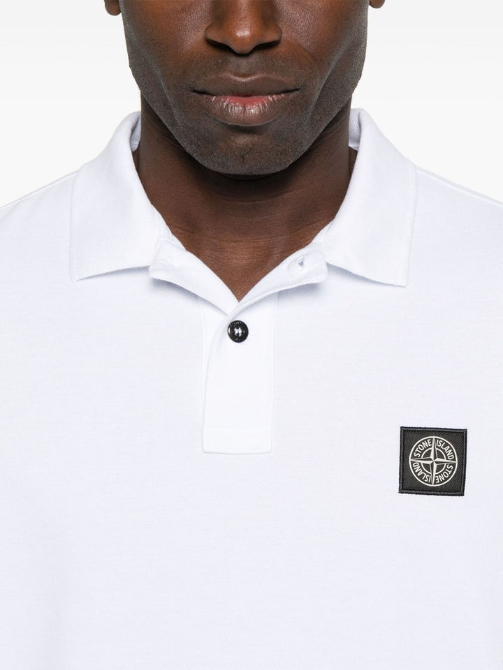 Stone Island Polo - White | e7818d873bef4cc4a9d9d5472b43f24a41e72b3c