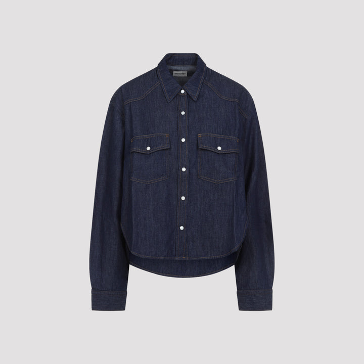 Khaite Shirts - Blue | 04e8e71e4574e2147c57b97254048134e3b9d184