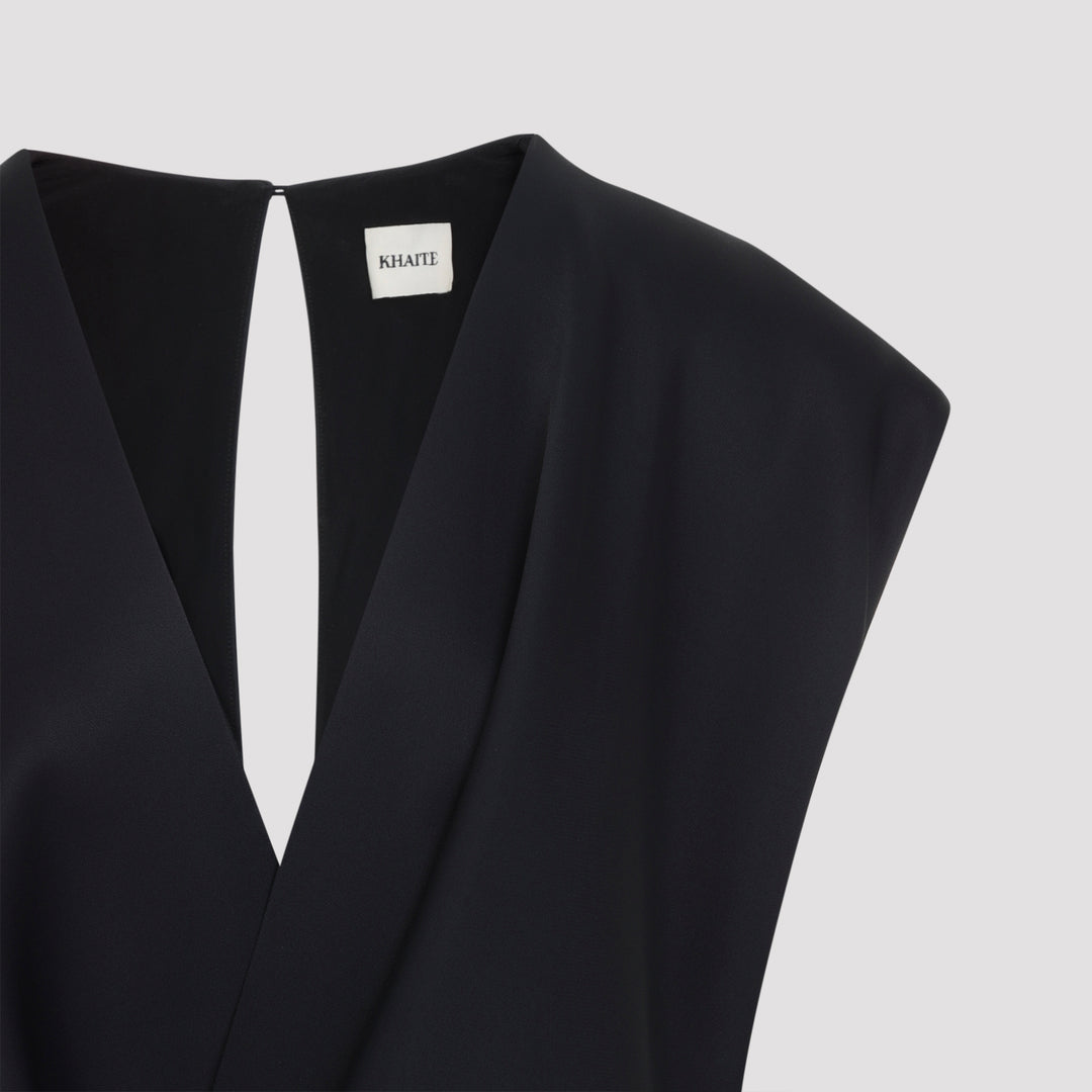 Khaite Midi dresses - Black | cc7ff99d0c2272a892762e7b92cc6ac66754becf