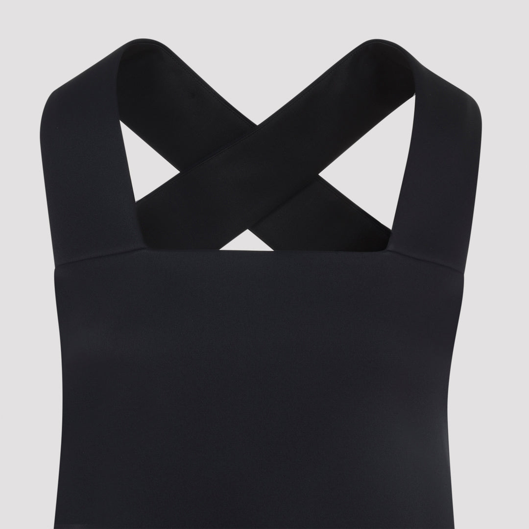 Khaite Mini Dresses Black | Wanan Luxury Khaite Mini Dresses Black | Wanan Luxury