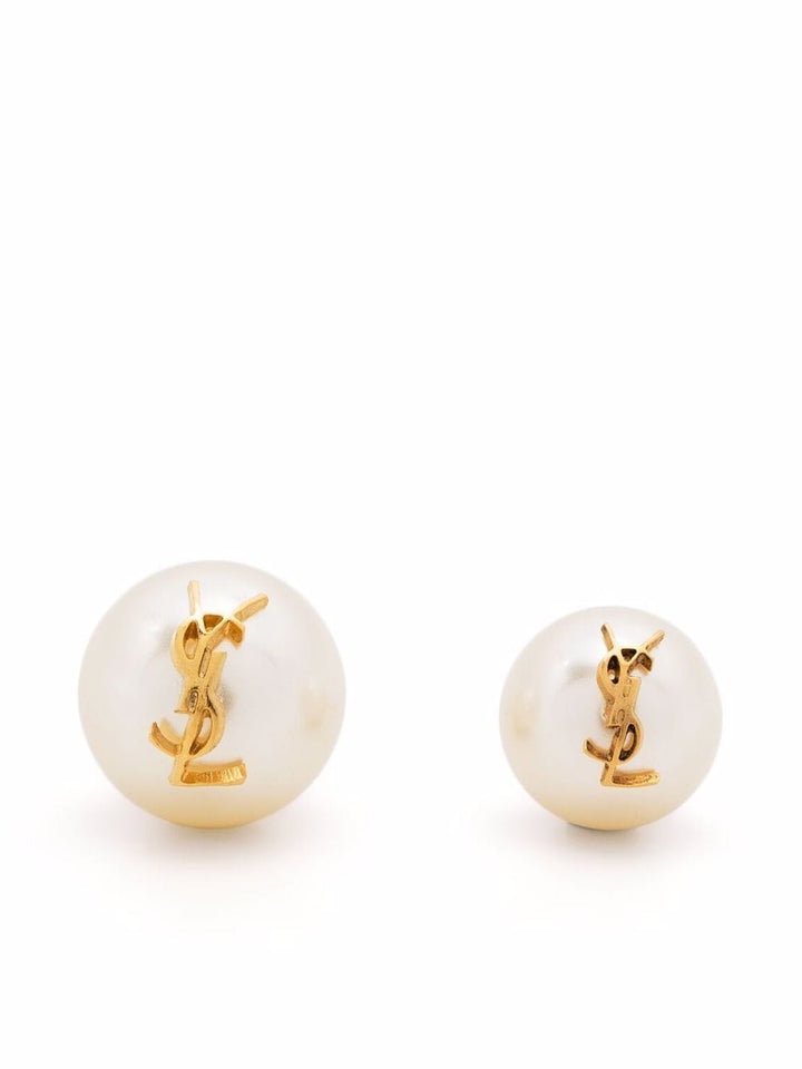 Saint Laurent Paris Orecchini - White | 870de5f8f4b8bb7a35ffabfa48b91486fcf3ccd5