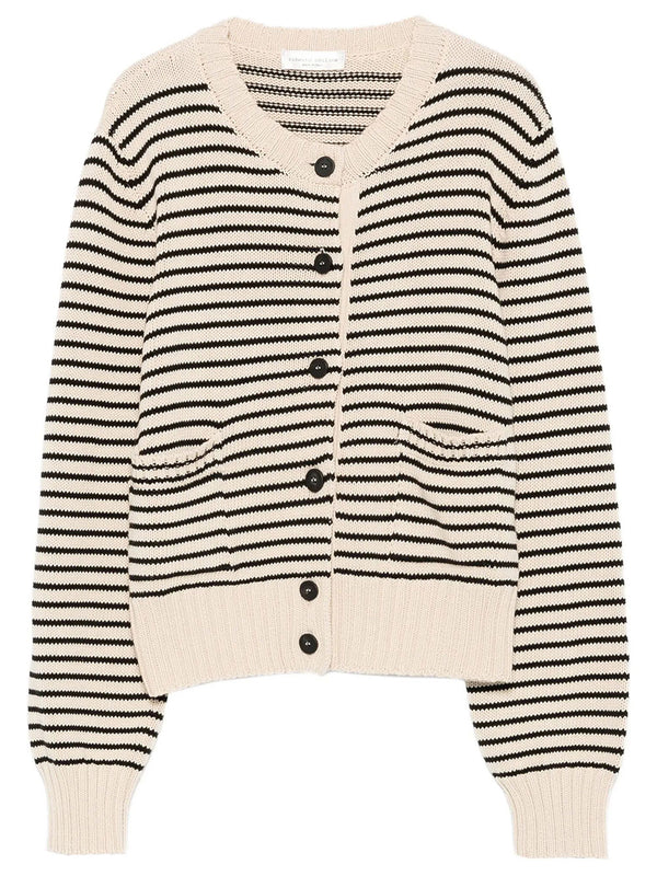 Striped Cotton Cardigan
