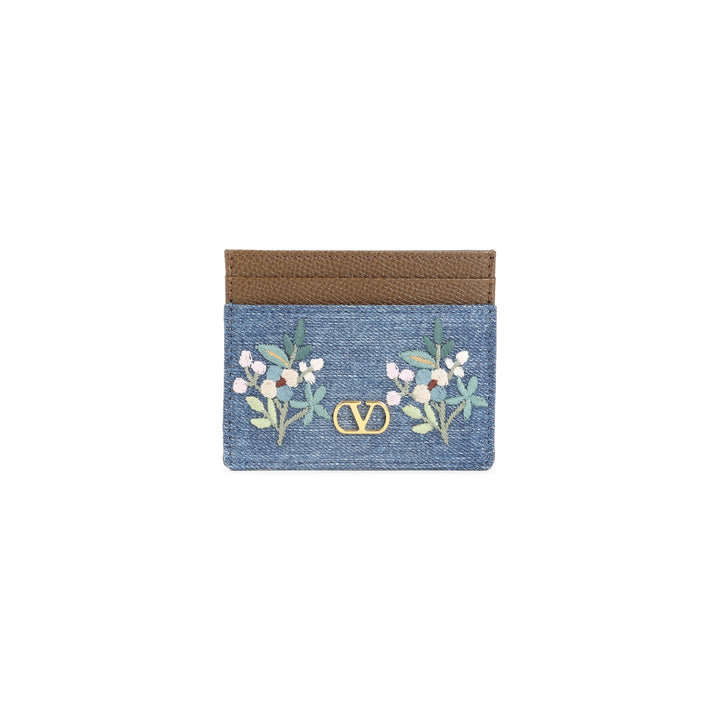 Valentino Garavani Credit card case - Blue | f176796447ff96de2fff5f35aaff7303af7989e6