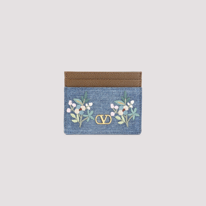 Valentino Garavani Credit card case - Blue | e3d8f92940f637da149fc81f0f245c45ac331c8c