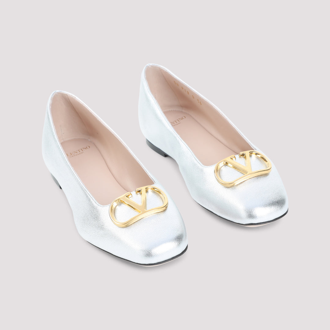 Valentino Garavani Ballerinas - Metallic | 0db18dabd66288fd8feba97e937fe79a6d786e92