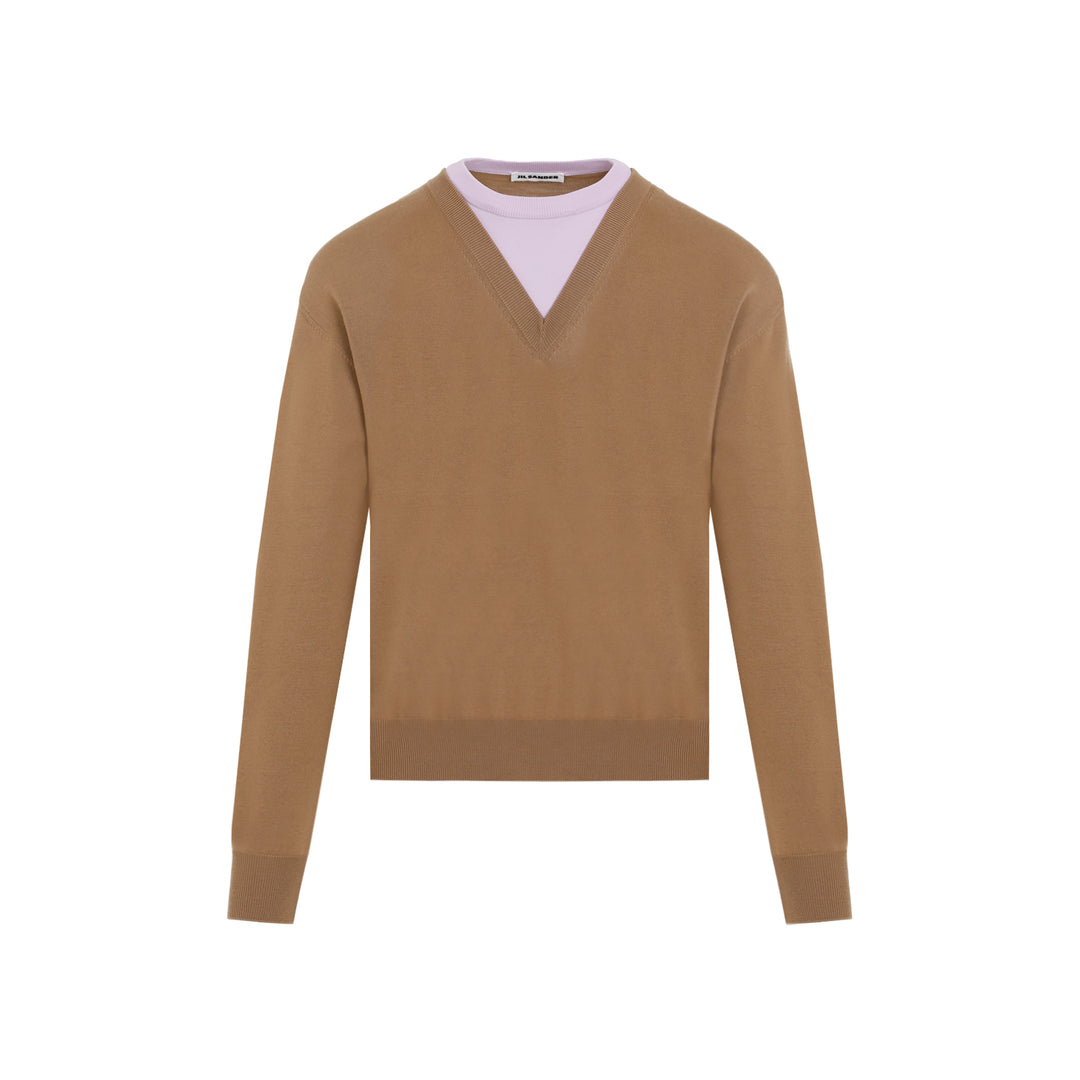 Jil Sander Pullover - Nude & Neutrals | e21245dd144c5f727f86c1a162800c0f87af88b7