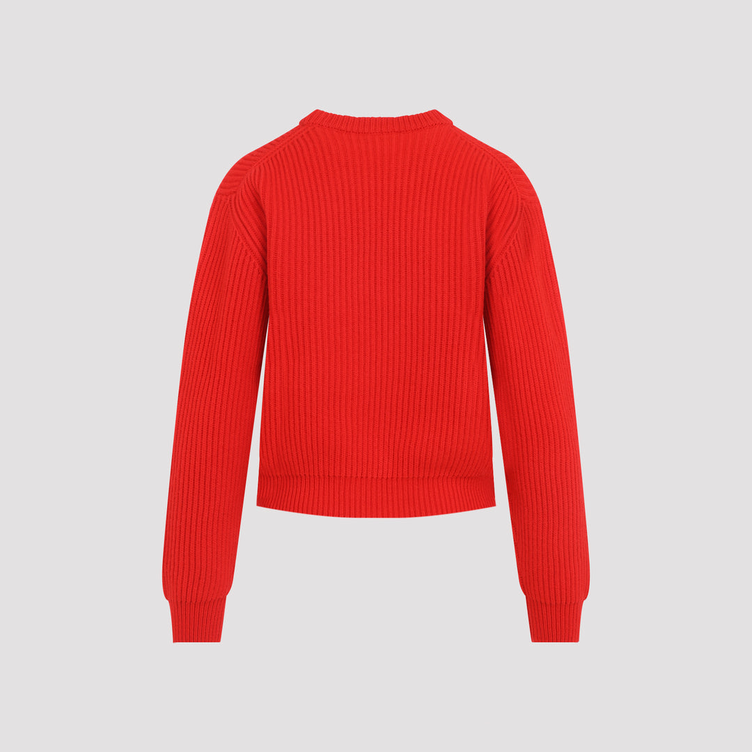 Jil Sander Pullover - Red | 9427eeb645021ca9bd7faff299fe38f062054295