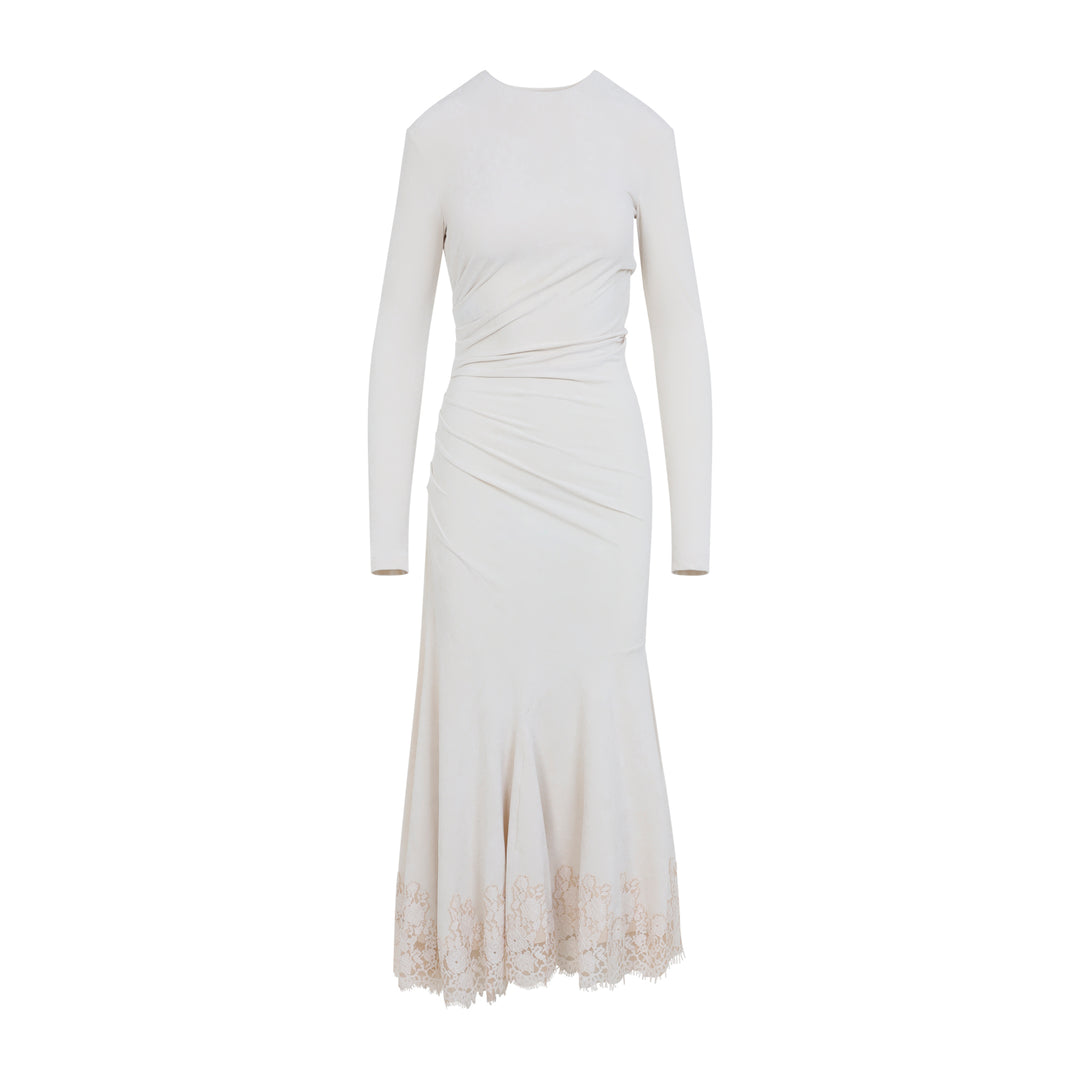 Alberta Ferretti Midi dresses - Nude & Neutrals | 49b2ad4fdd7ca028df0cbcf6acf3a32153b57471