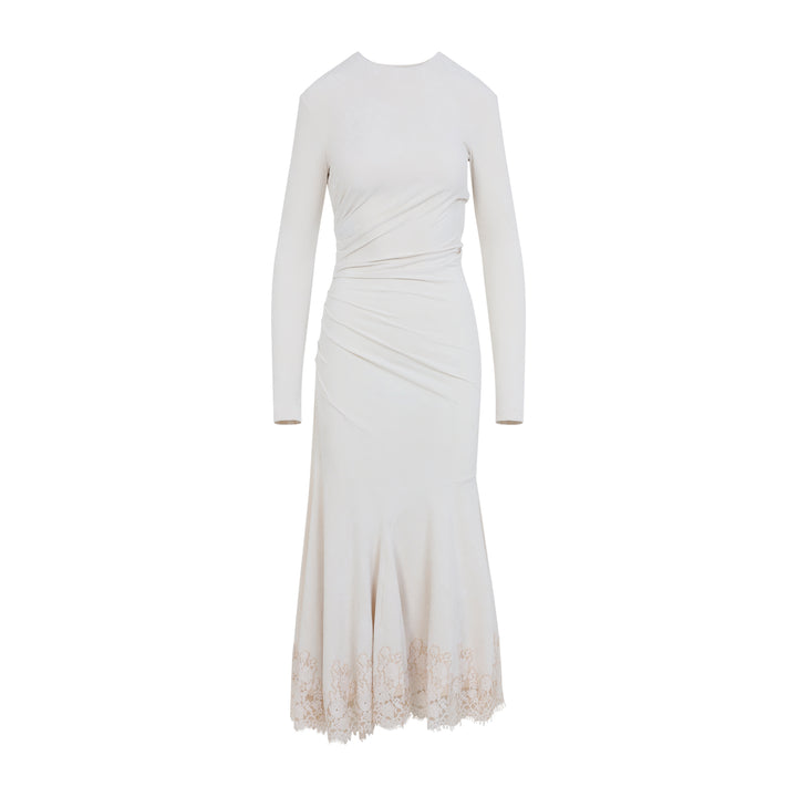 Alberta Ferretti Midi dresses - Nude & Neutrals | 49b2ad4fdd7ca028df0cbcf6acf3a32153b57471