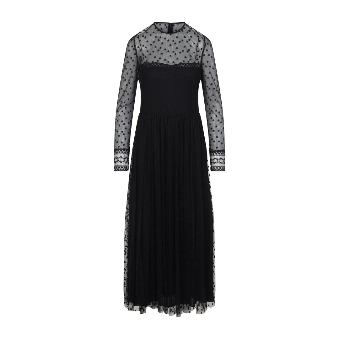 Alberta Ferretti Midi dresses - Black | 412c5a6d339253ea1d714be12d209621ac408111
