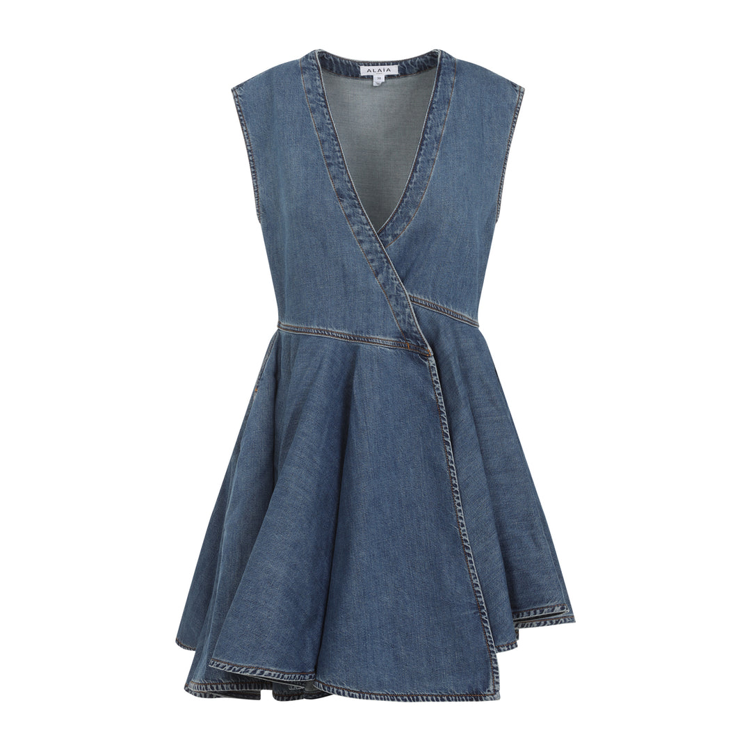 AlaÏA Mini dresses - Blue | b99879ca6704b11db841b31f7f6a02f82029d2af