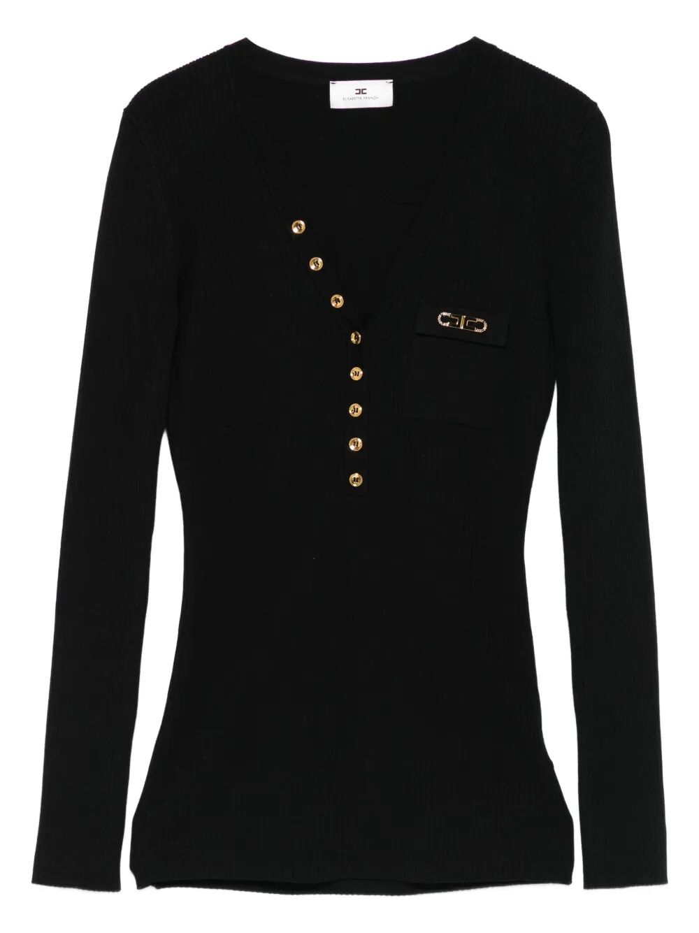 Elisabetta Franchi MAGLIA - Black | cb394da51fbec78500d9113c678c5cda65b89655