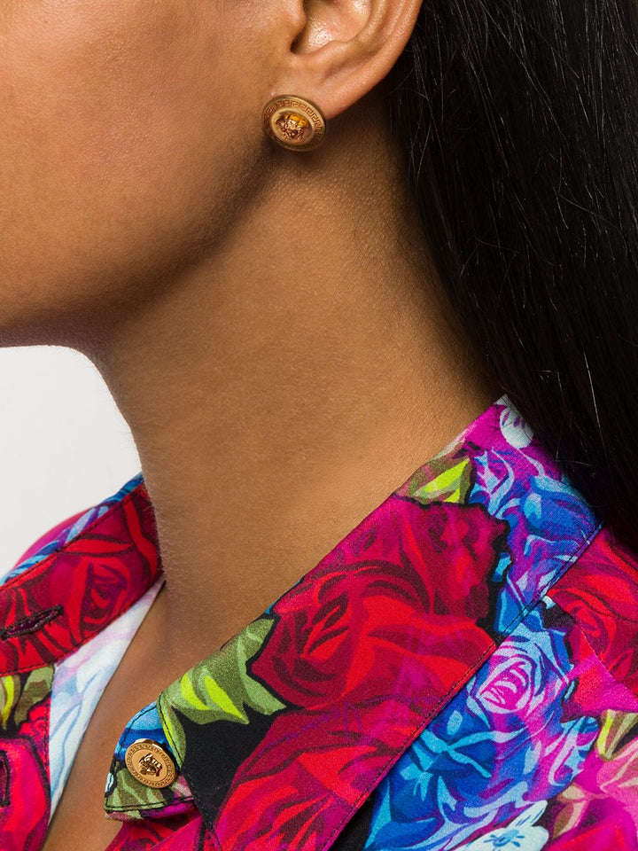 Versace Earrings - Metallic | a88583637d03620e505a8e1f8aa0a6805faedfc1