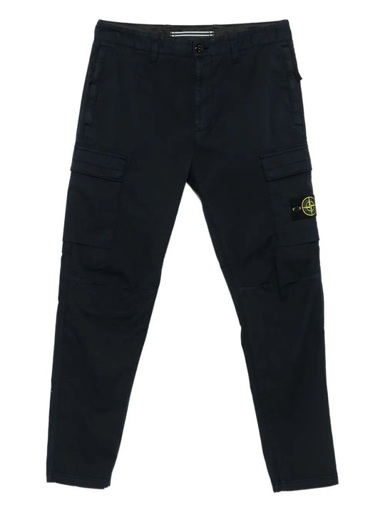 Stretch Cotton Twill Cargo Pants
