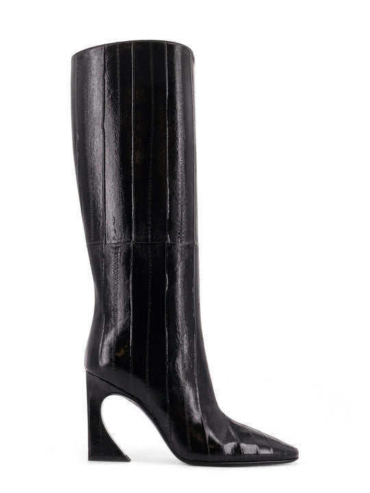 Fendi Arco Hagfish Leather Boots