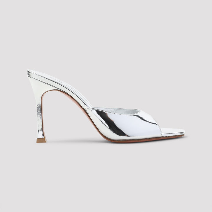 Amina Muaddi Sandals - Metallic | dc6a87ce43234ba64040b58250453f7834df00a0