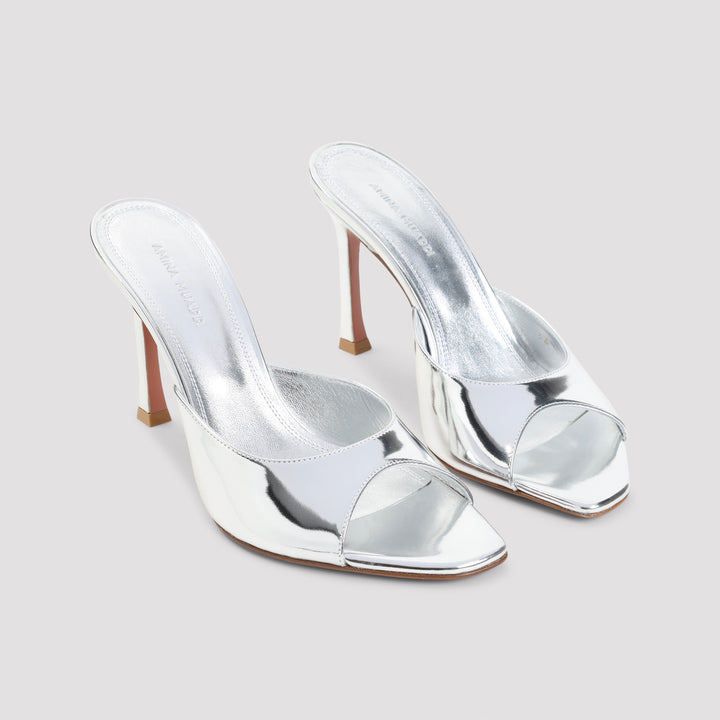 Amina Muaddi Sandals - Metallic | 47dba0cf088be5436866537b9c13e230caa38281