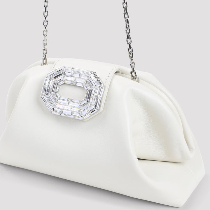 Amina Muaddi Handbag - Nude & Neutrals | e4b7fa39ae00eabf2c29923aa8ca65959274c6e6