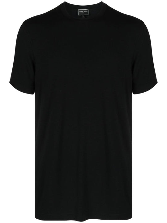 Icon Crew-Neck T-Shirt In Stretch Viscose Jersey