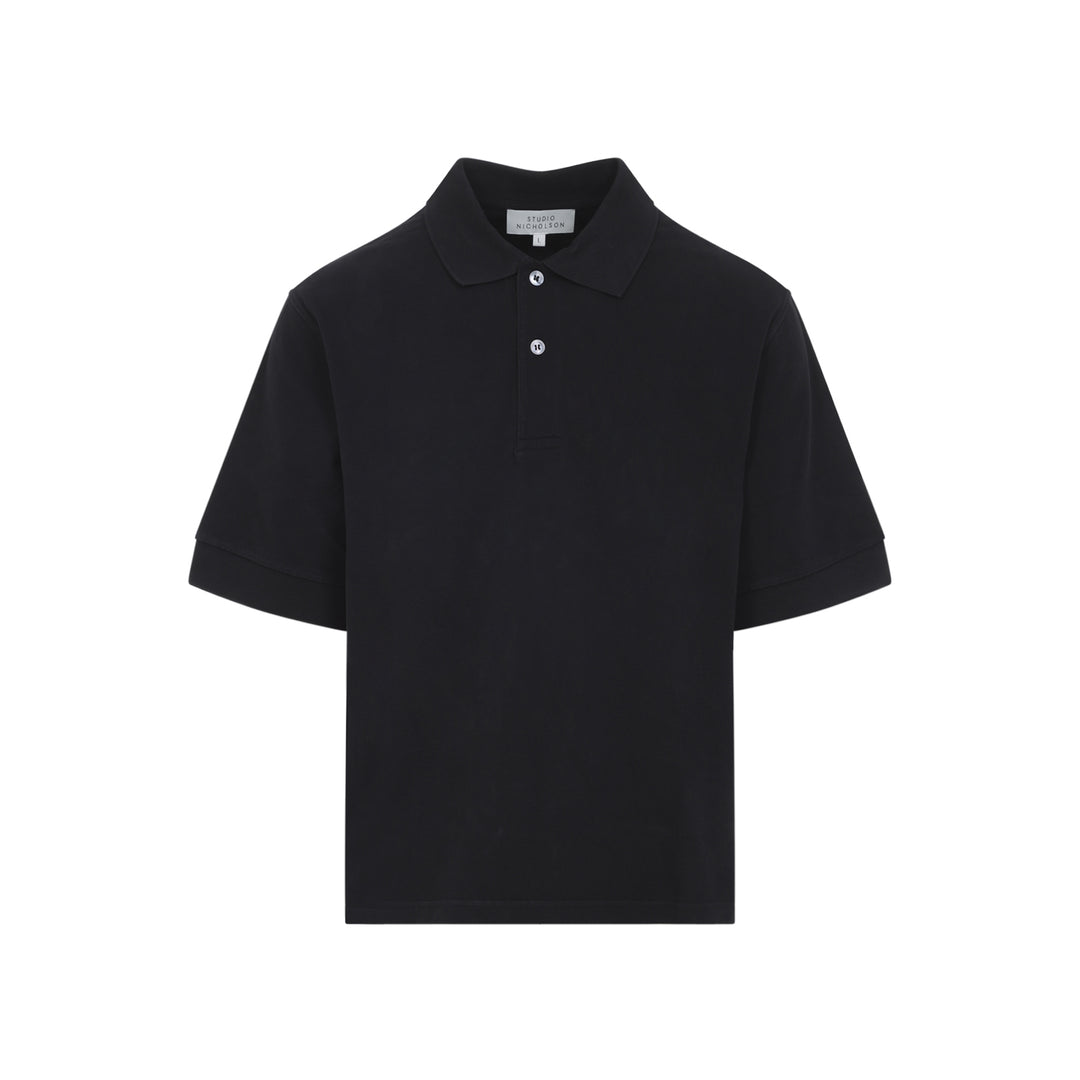 Studio Nicholson Polo - Black | b6f279bca5aa20e00ca4da2d6b14b54653cb45c4
