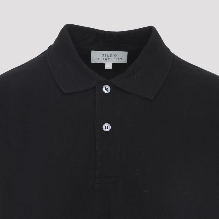 Studio Nicholson Polo - Black | f3bc55a30fbac5e633391f139bef803a442cb7d7