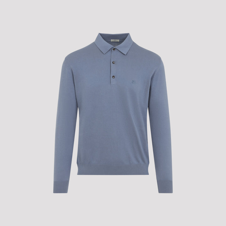 Etro Polo neck - Blue | 31a3184f42440f35c764b06996f9ba570e5b0434