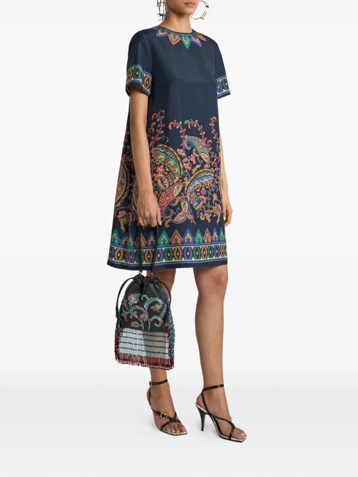 Etro Mini dresses - Blue | d2cc2f02920ba965ce7fe14cf0188ec0b8229d9c