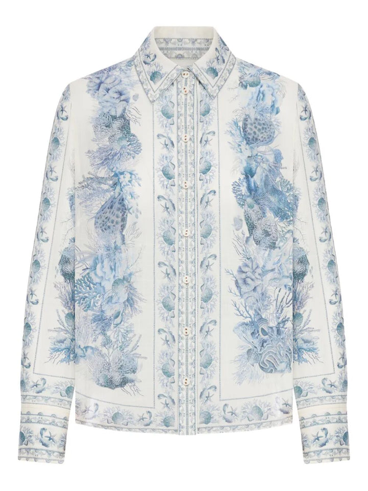 Zimmermann Print - Blue | ea00373d383539eabf5c1389439f1c25ec455934