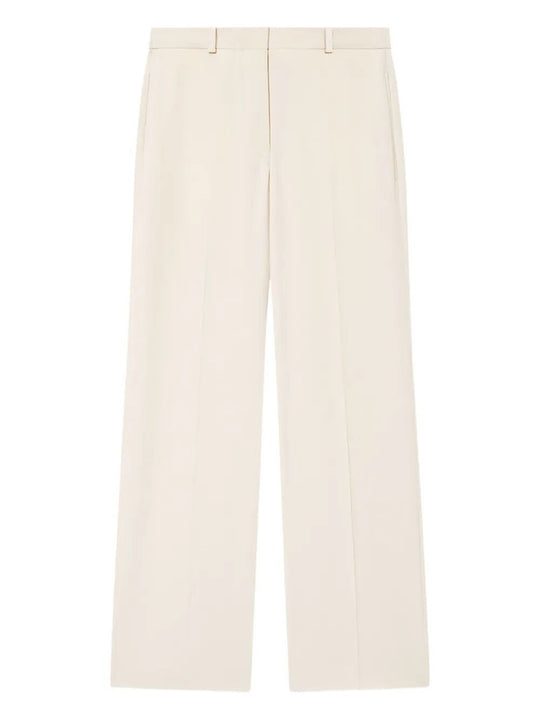 Neonda Flowing Crepe Pleated Suit Pants